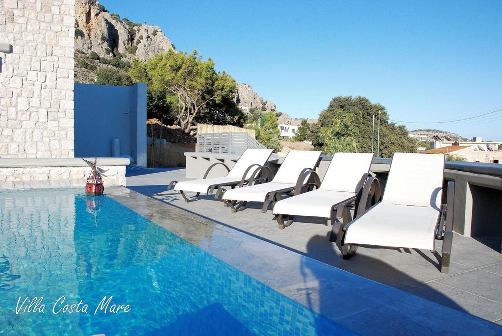 Villa Costamare - Enjoy Lazy Days On The Private Pool-Jacuzzi Pefki Zimmer foto